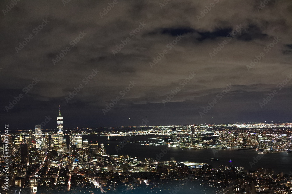 Fototapeta premium New York City at night