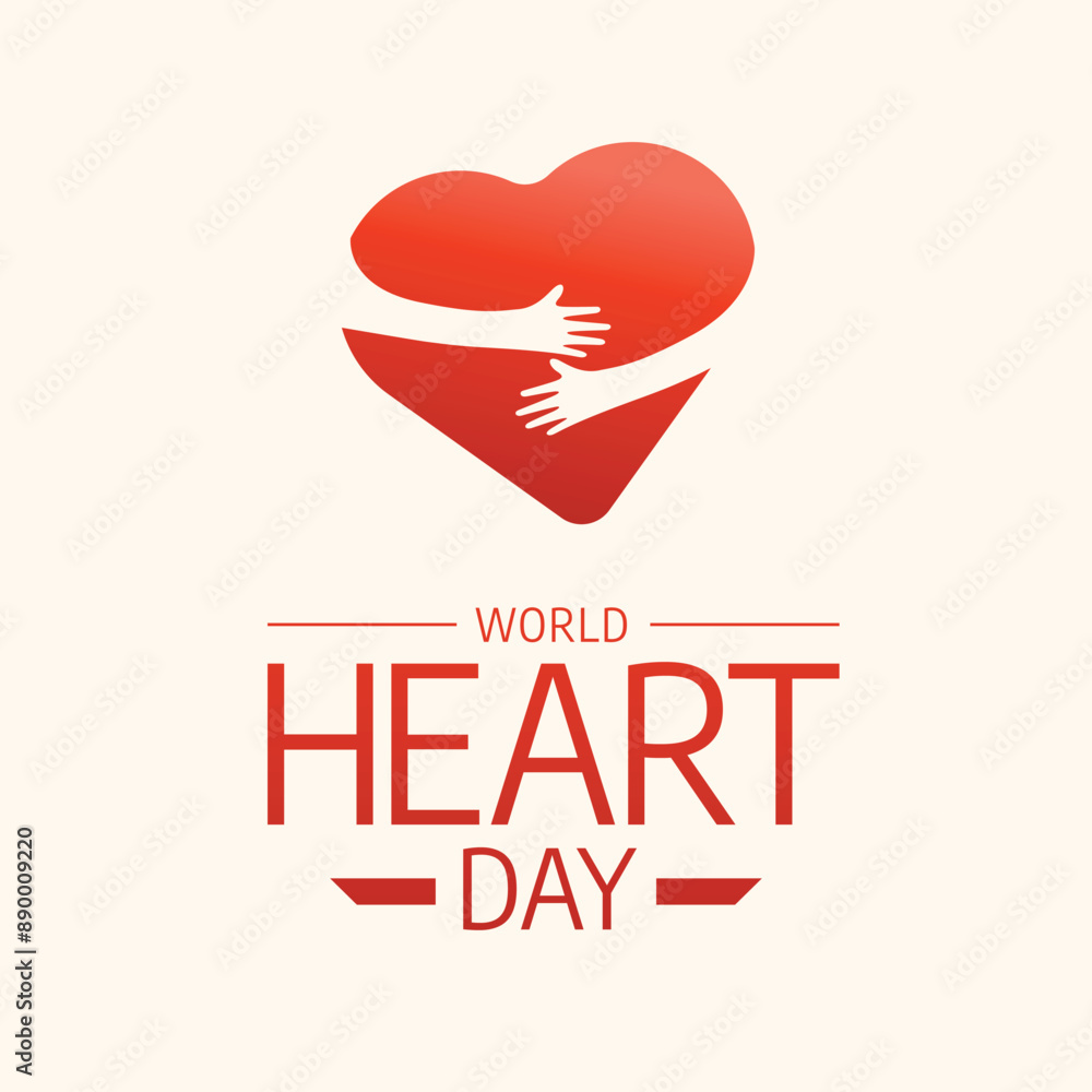 vector graphic of World Heart Day ideal for World Heart Day celebration. vector graphic of World Heart Day ideal for World Heart Day celebration.
