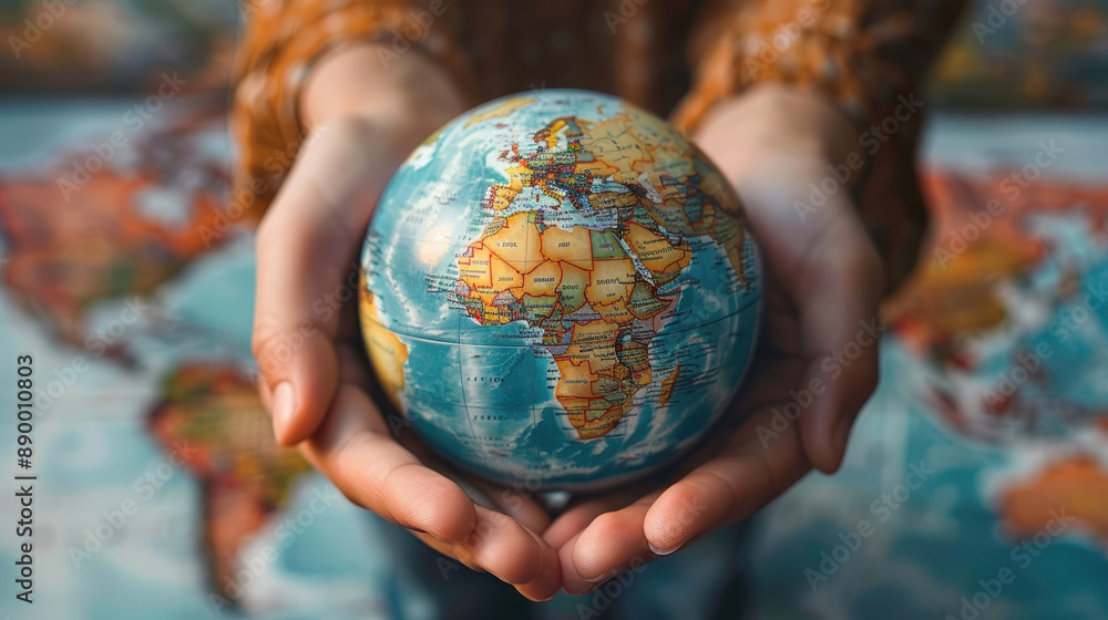 two hands holding a wooden earth world map using palms for global environmental concept protection two hands holding a wooden earth world map using palms for global environmental concept protection