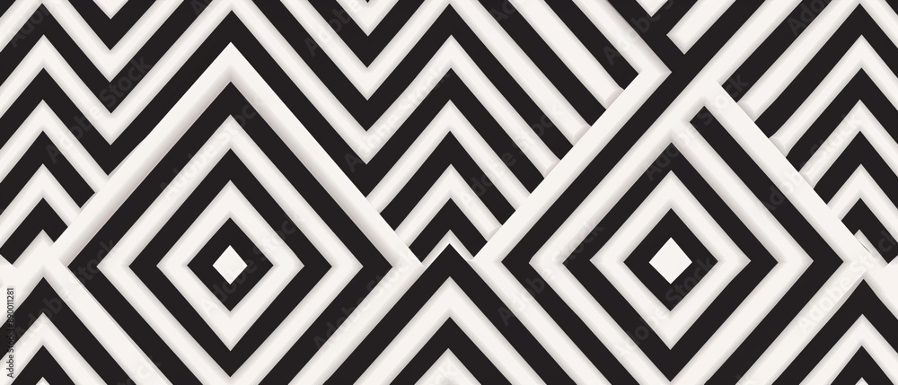 Geometric ethnic design with interwoven lines and shapes in black and brown Geometric ethnic design with interwoven lines and shapes in black and brown