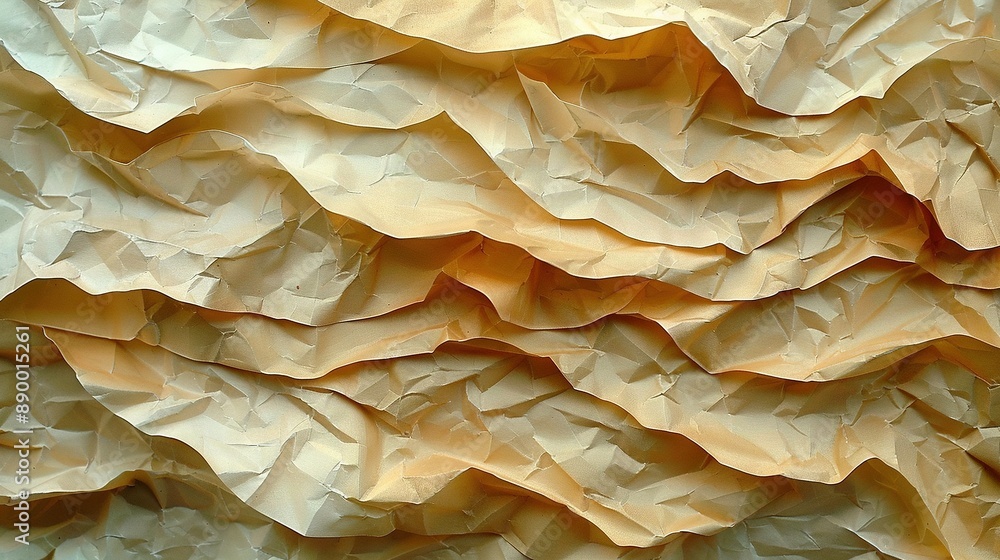 A close-up of layered paper on a piece of paper appears to have multiple sheets stacked A close-up of layered paper on a piece of paper appears to have multiple sheets stacked