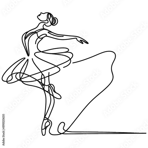 A single stroke tells the story of a dance, from the first position to the final bow.