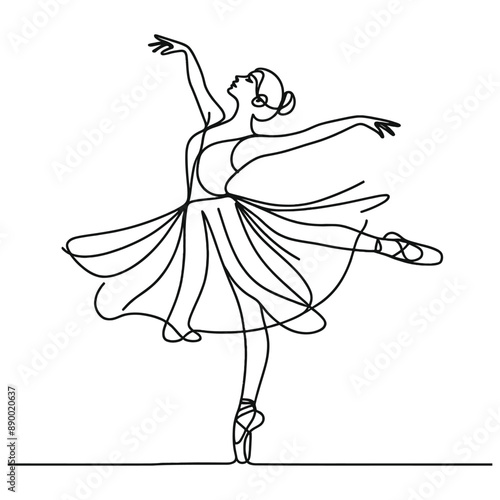 The drawing unfolds like a dance itself, each curve revealing new aspects of motion.