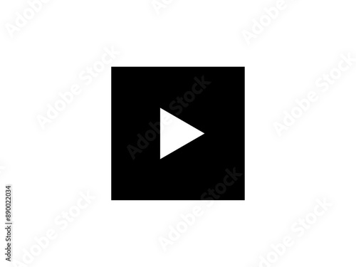 Free Download プレイボタン：正方形黒 - GFXLoad