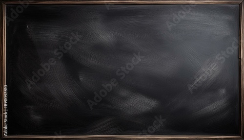 blackboard with chalk on blackboard