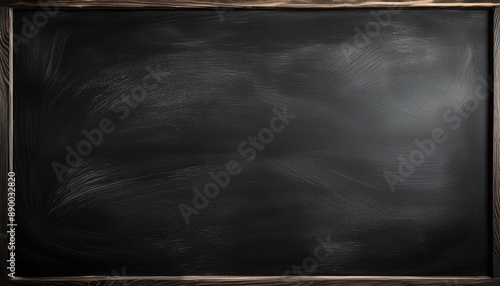 blackboard with chalk