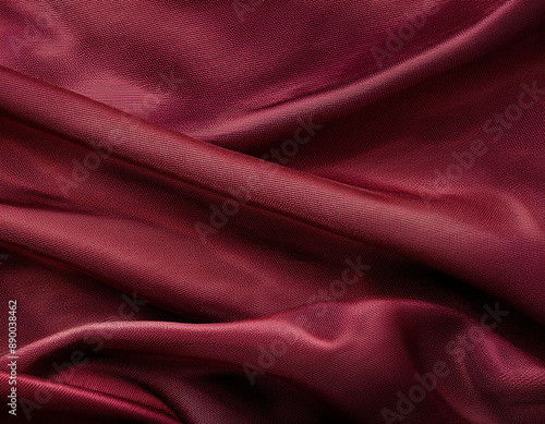 Rich Maroon Linen Texture with a Coarse, Textured Surface for Warm, Rustic Designs