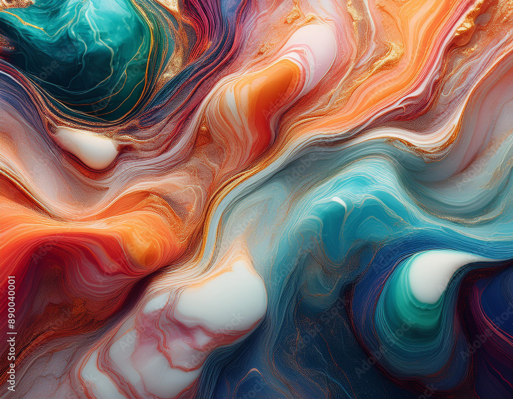 Colorful Marble Texture Background with Unique Patterns and Hues for Vibrant Designs Colorful Marble Texture Background with Unique Patterns and Hues for Vibrant Designs