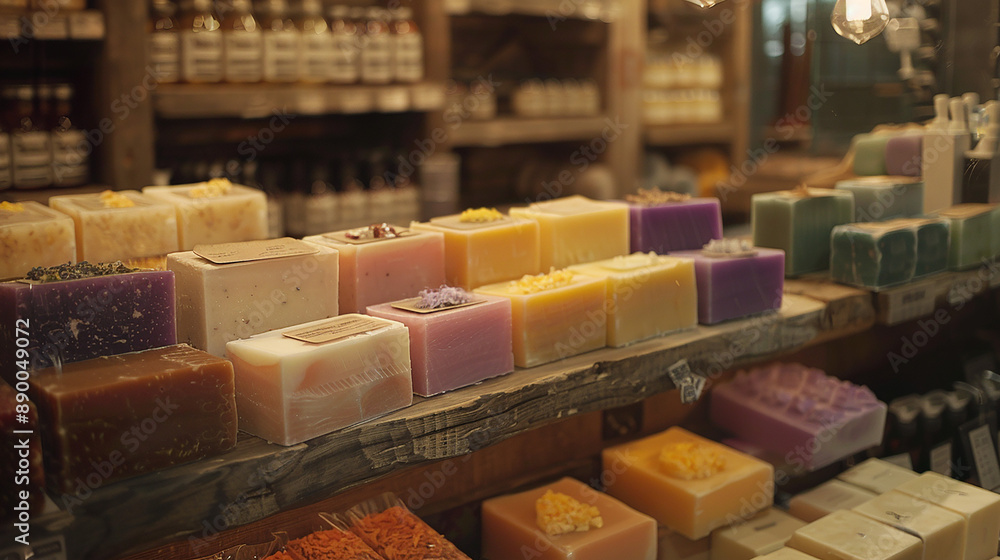 Bar Soaps in a Store Bar Soaps in a Store