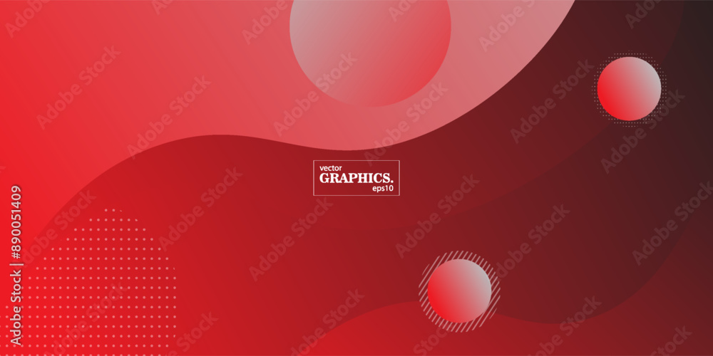 Abstract dark red geometric circle gradient illustration background with 3d look and simple pattern. Cool and luxurious design. Eps10 vector Abstract dark red geometric circle gradient illustration background with 3d look and simple pattern. Cool and luxurious design. Eps10 vector