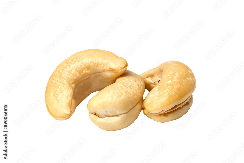 cashew nuts Isolated from the white background. cashew nuts Isolated from the white background.