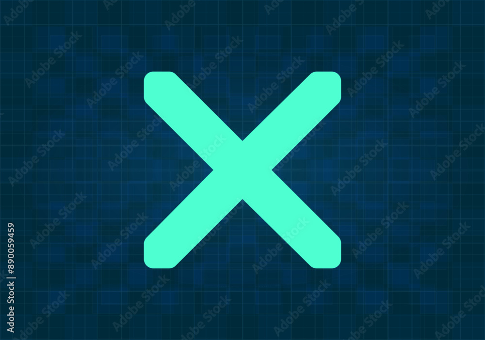 Fototapeta premium vector illustration on blue beautiful background