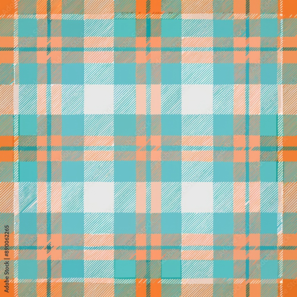 seamless pattern of muted pastel tartan plaid, offering a soft and soothing look, Generative AI seamless pattern of muted pastel tartan plaid, offering a soft and soothing look, Generative AI