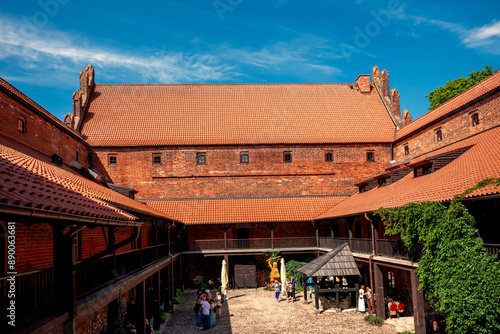 Fototapeta Naklejka Na Ścianę i Meble -   Zamek w Nidzicy- siedziba prokuratora krzyżackiego.