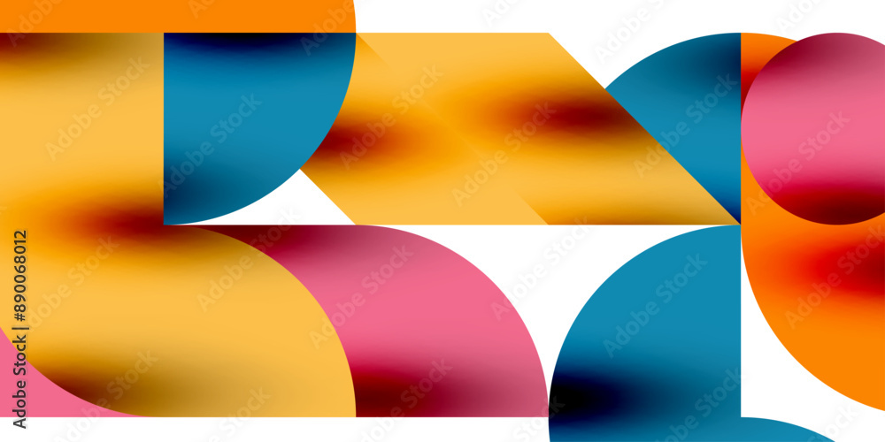 Shadow effect shiny circles and round triangles geometric modern art. Vector Illustration For Wallpaper, Banner, Background, Card, Book Illustration, landing page Shadow effect shiny circles and round triangles geometric modern art. Vector Illustration For Wallpaper, Banner, Background, Card, Book Illustration, landing page