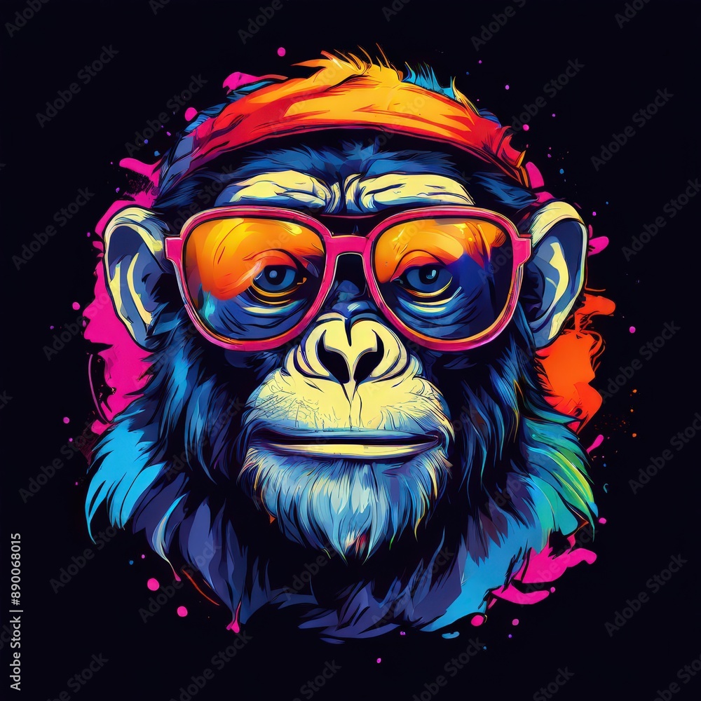 the AI Image Generator, a cool young man with bright sunglasses the AI Image Generator, a cool young man with bright sunglasses
