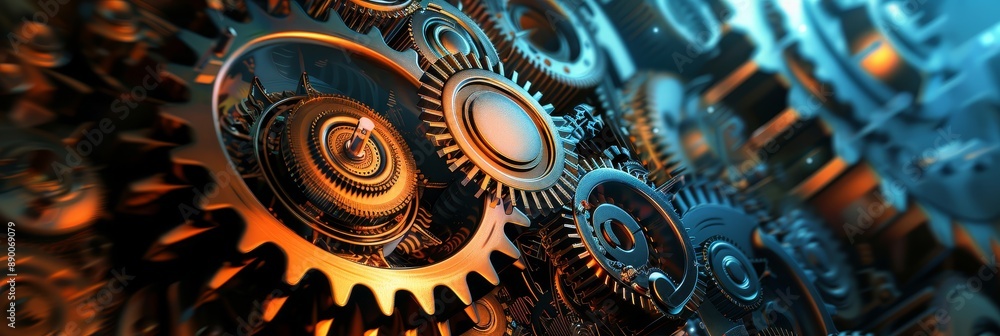 Interlocking Gears: Precision and Power in Machine Design - Interlocking gears symbolize collaboration, precision, efficiency, complex processes, and intricate mechanics. Interlocking Gears: Precision and Power in Machine Design - Interlocking gears symbolize collaboration, precision, efficiency, complex processes, and intricate mechanics.