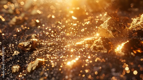 Capturing precious metals background