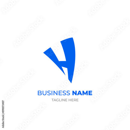 Free Download  logo design with color bar and merge on white point. prism logo design for digital business. - GFXLoad