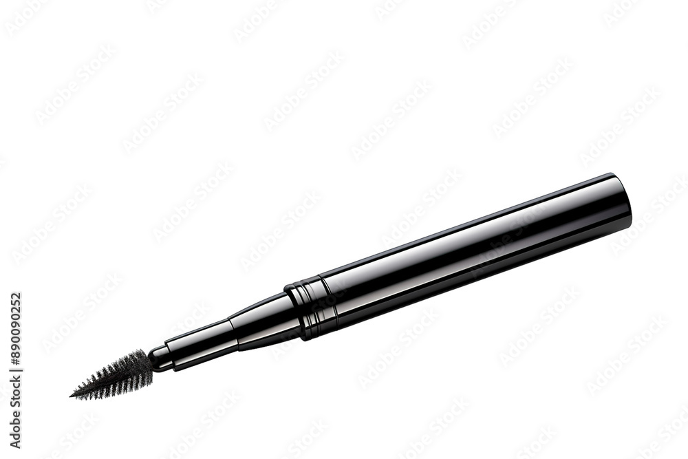 A Sleek Black Eyeliner Wand Ready For Its Close Up on a Clear PNG or White Background. A Sleek Black Eyeliner Wand Ready For Its Close Up on a Clear PNG or White Background.