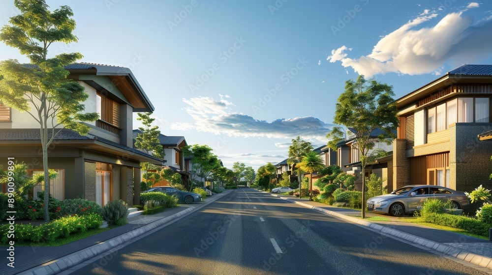 Modern Investment Property. Contemporary real estate investment concept Modern Investment Property. Contemporary real estate investment concept