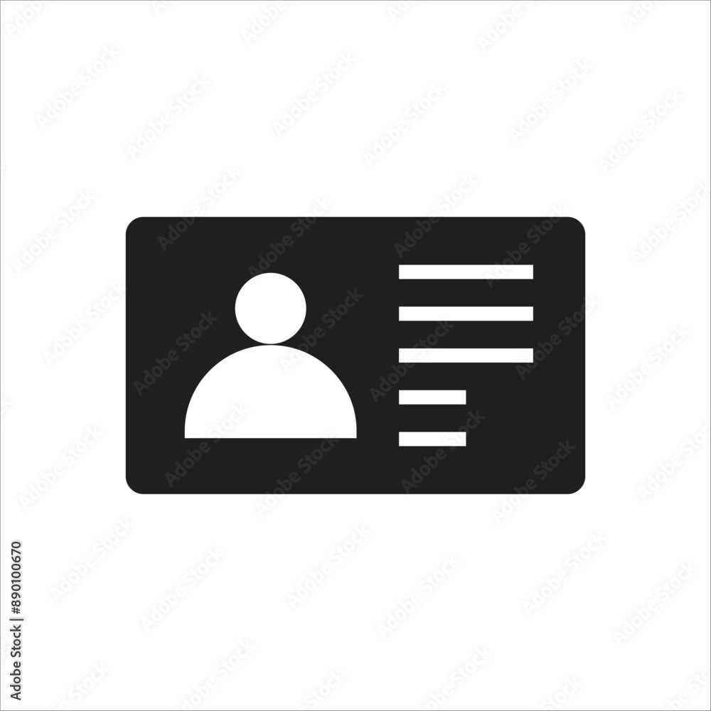 card vector icon line template card vector icon line template