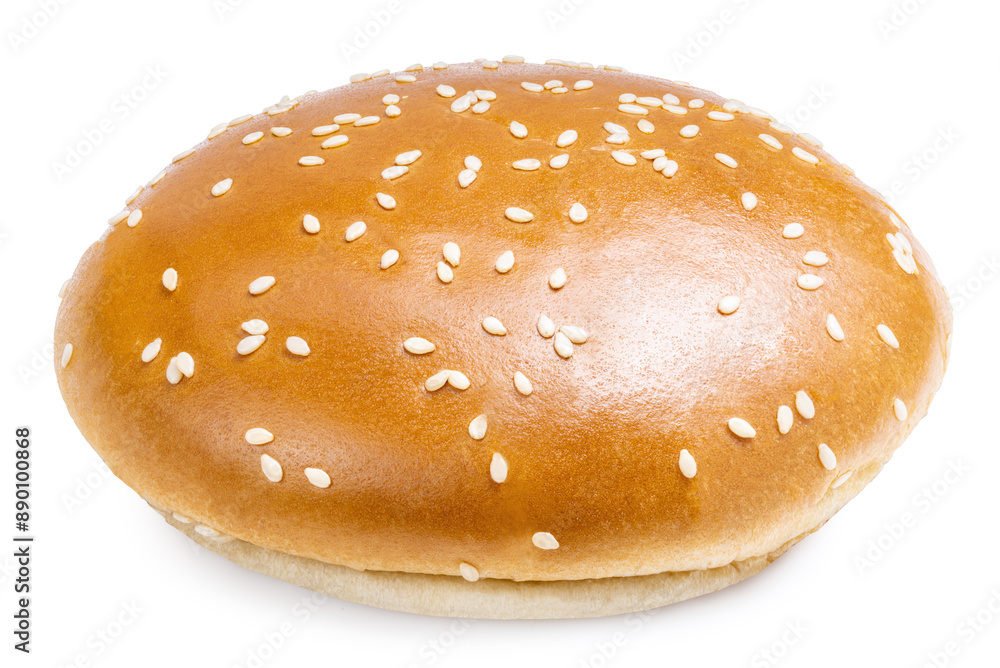 Top of hamburger bread bun isolated on white background. The freshly baked hamberger bun isolate on white with clipping path. Top of hamburger bread bun isolated on white background. The freshly baked hamberger bun isolate on white with clipping path.