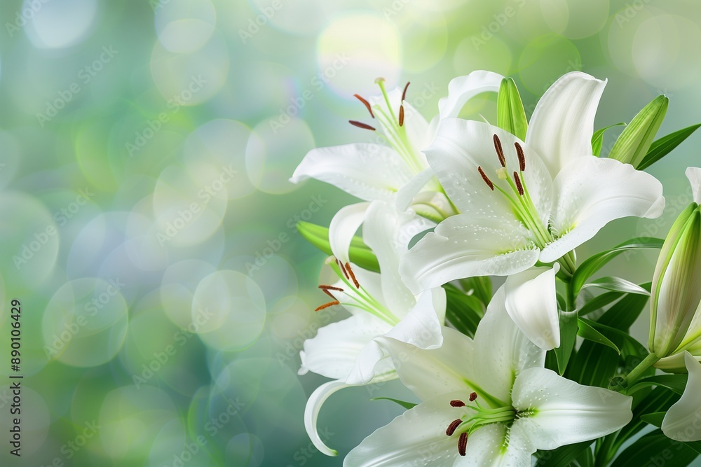 large white lilies large white lilies