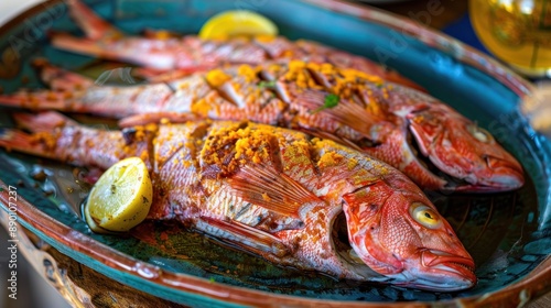 Grilled Red Snapper with Lemon