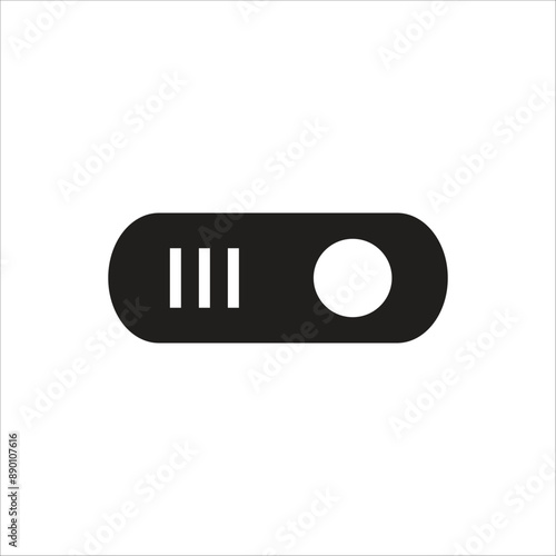 swicth button vector icon line template photo