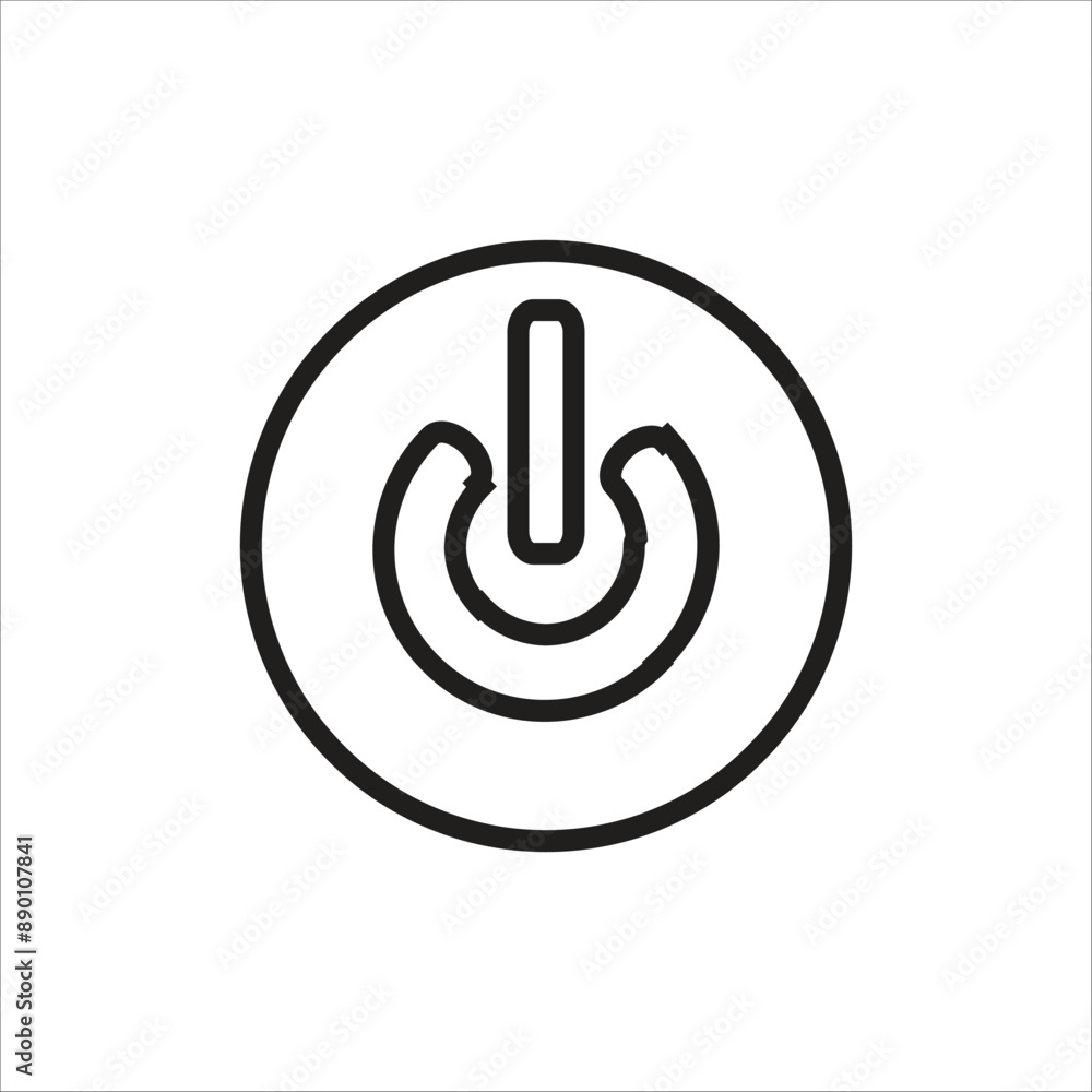 swicth button vector icon line template swicth button vector icon line template