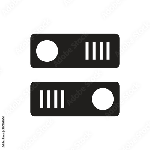 swicth button vector icon line template photo