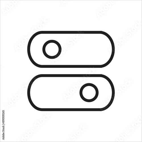 Free Download swicth button vector icon line template - GFXLoad