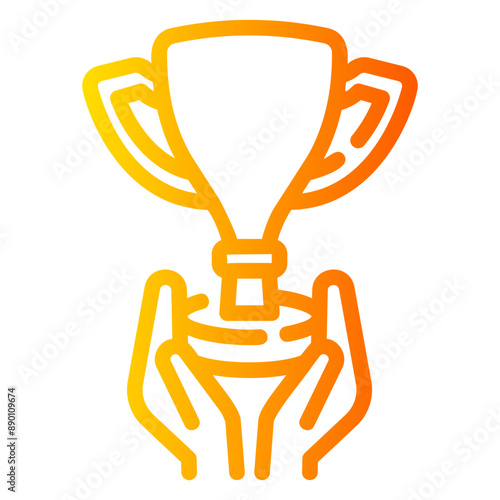 trophy Gradient icon