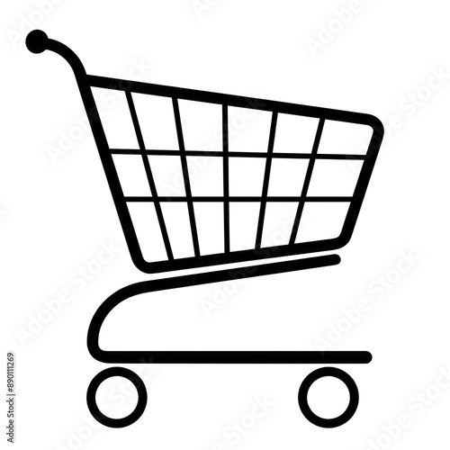 shopping cart black icon