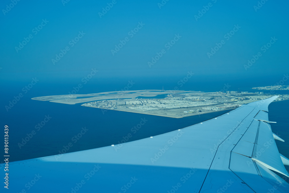 Aerial view of Diyar Al Muharraq artificial island in Bahrain Aerial view of Diyar Al Muharraq artificial island in Bahrain