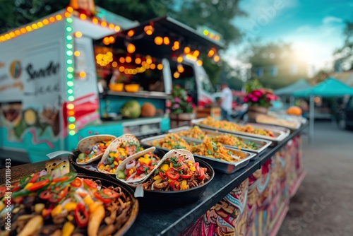 Mexican food prepared trays where we see some wonderful tacos al pastor. Taco Day