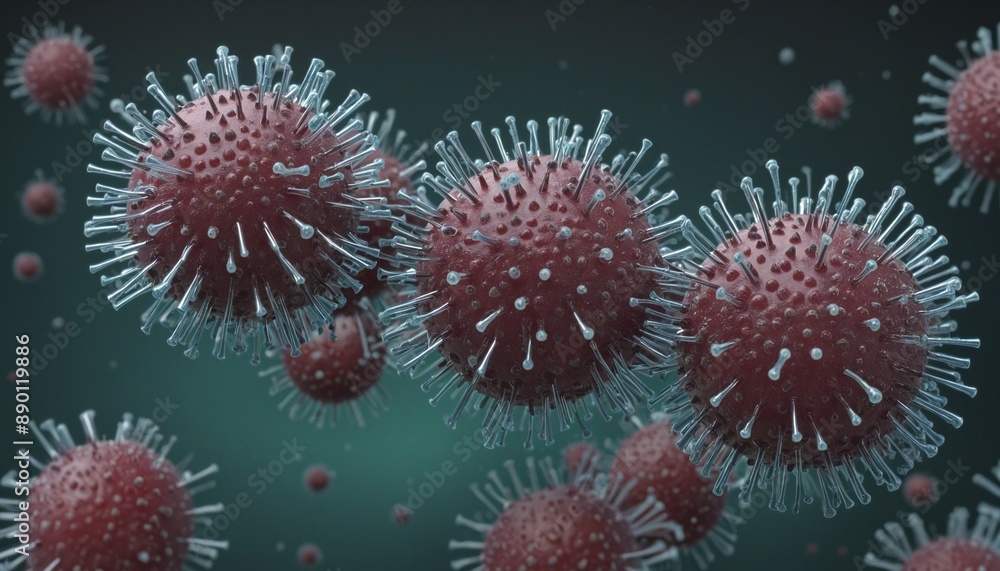 Floating Virus Image Floating Virus Image