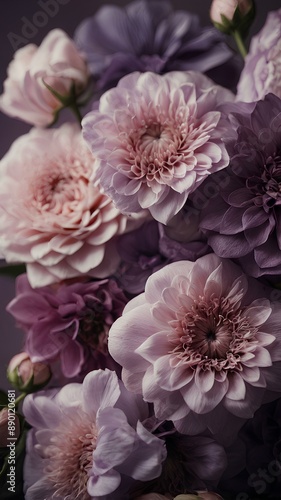 Wallpaper Mural close up of a flower, pink flower, Purple and pink flower photos, high definition clear, background screen Torontodigital.ca