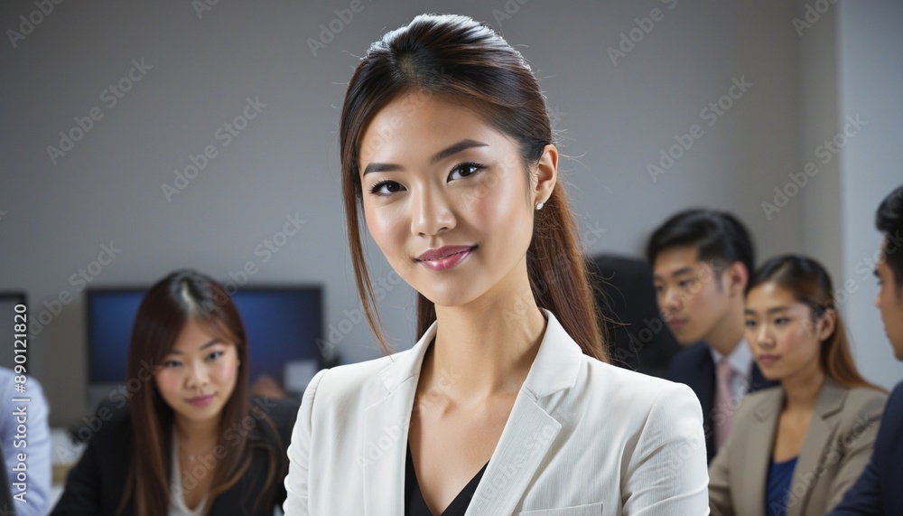 Attractive asian businesswoman woman, portrait Attractive asian businesswoman woman, portrait