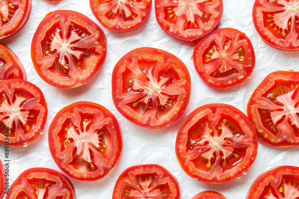 Freshly Sliced Tomatoes - Morning Light Freshly Sliced Tomatoes - Morning Light