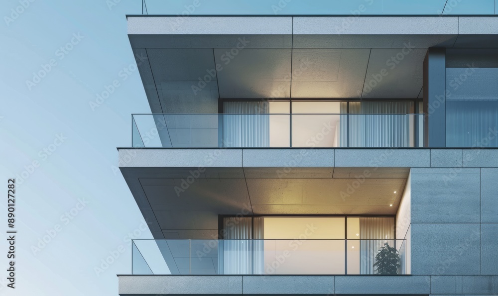 Minimalist architecture, modern building with clean lines, sleek and stylish Minimalist architecture, modern building with clean lines, sleek and stylish
