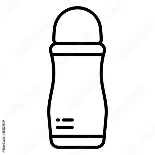 Illustration of Deodorant Line Icon 