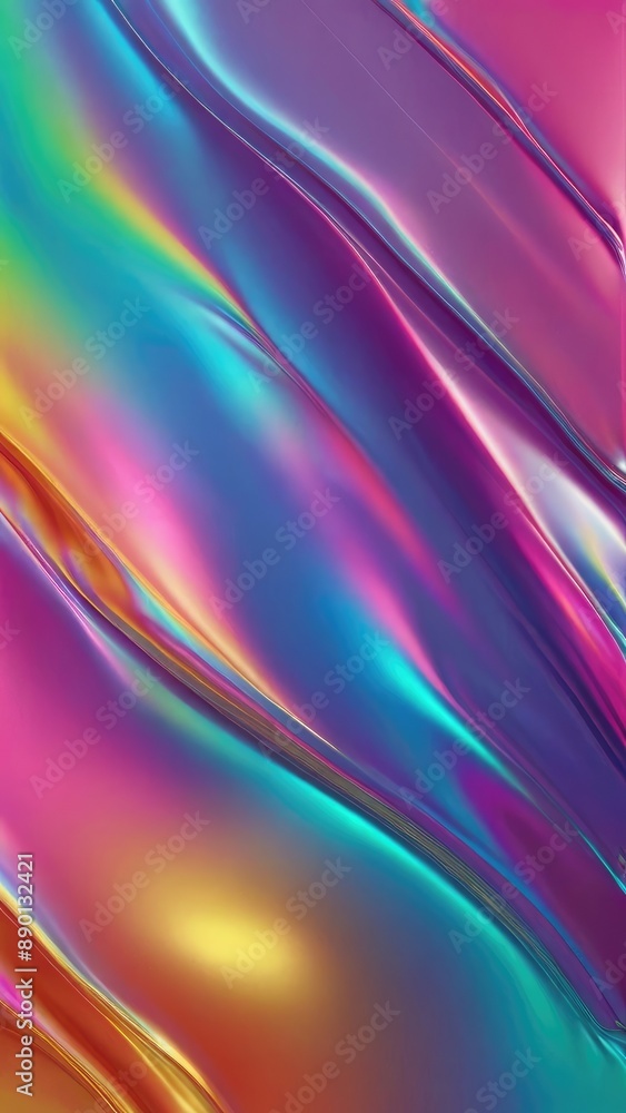 Fototapeta premium Lustrous Multi-Hued Background Template
