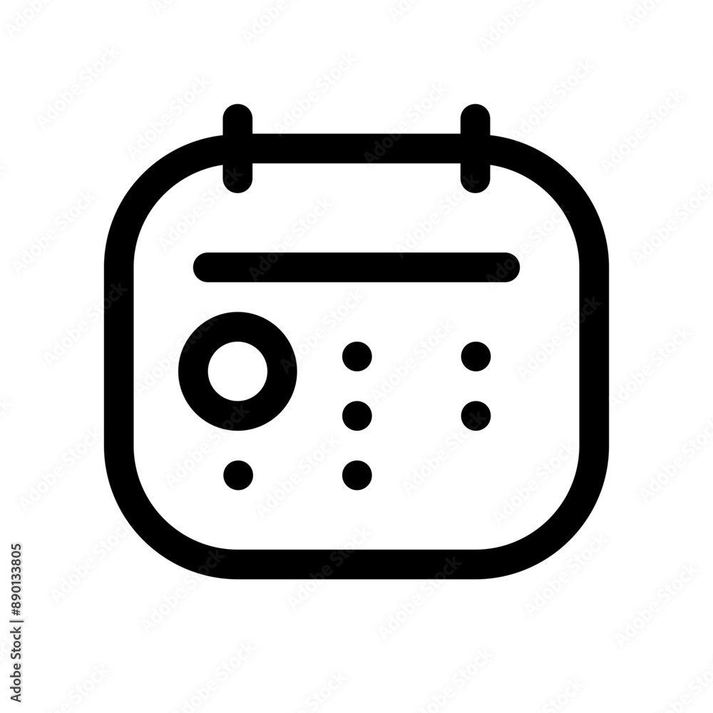 traveling schedule icon with line style, perfect for user interface projects traveling schedule icon with line style, perfect for user interface projects