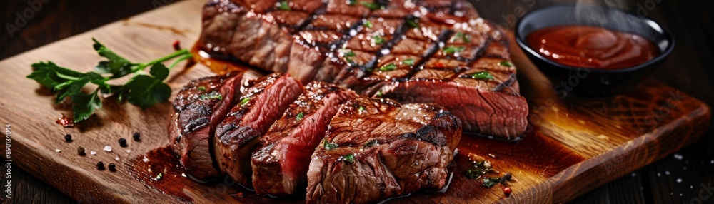 A versatile and flavorful selection featuring ground meat, tenderloin, and T-bone steak provides a range of delicious options for any meal. A versatile and flavorful selection featuring ground meat, tenderloin, and T-bone steak provides a range of delicious options for any meal.