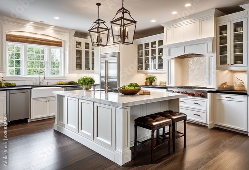 elegant kitchen islands white background, modern, design, interior, decor, sleek, countertops, spacious, contemporary, luxurious, minimalistic, stylish