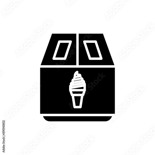 freezer glyph icon