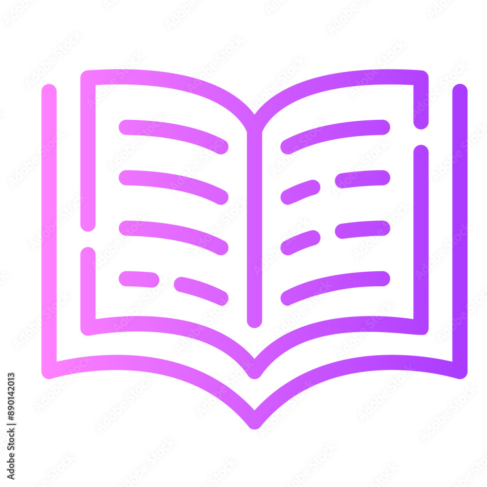 read Line Gradient Icon read Line Gradient Icon