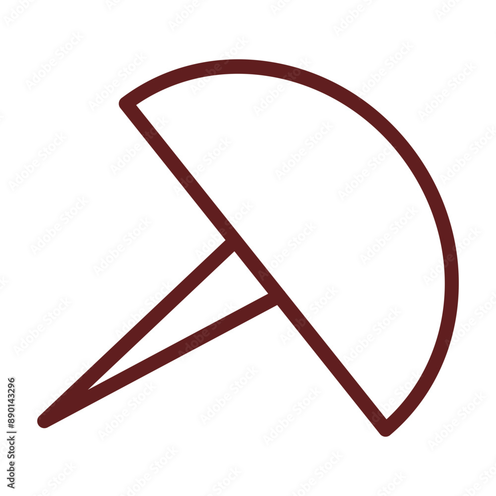 Pin Vector Line Maroon Icon Design Pin Vector Line Maroon Icon Design